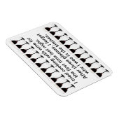 Koken met wijn - Grappig Gezegde op Schort Magneet (Rechterzijde)