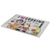 Koken met wijn snijplank (Hoek)