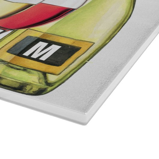 Koken met wijn snijplank (Hoek)