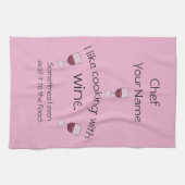 Koken met wijn theedoek (Horizontaal)