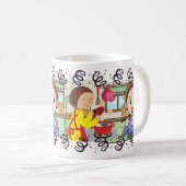 Koken Moeder Zoon Fijne maaltijden Koffiemok (Voorkant rechts)