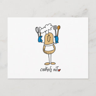 Koken Noten T-shirts en Cadeaus Briefkaart