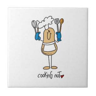 Koken Noten T-shirts en Cadeaus Tegeltje