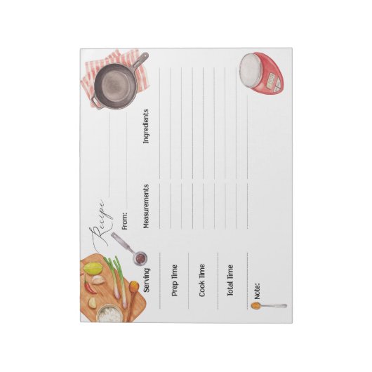 Koken Notitieblokken (Linkerzijde)