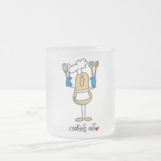 Koken Nut Tshirts en geschenken Matglas Koffiemok (Center)