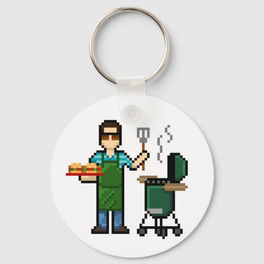 Koken op de bGE-grill Sleutelhanger (Voorkant)