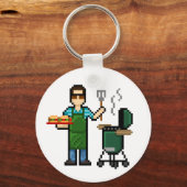 Koken op de bGE-grill Sleutelhanger (Voorkant)