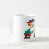 Koken op een kampvuur koffiemok (Voorkant links)