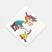 Koken op een kampvuur servet (Hoek)