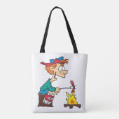 Koken op een kampvuur tote bag (Achterkant)