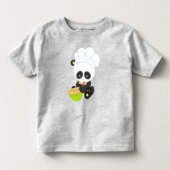 Koken Panda, Bakkende Panda, Cute Panda, Bowl Kinder Shirts (Voorkant)