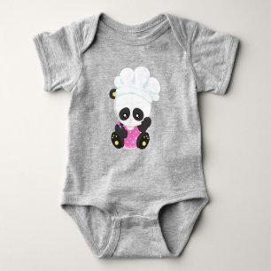 Koken Panda, Bokend Panda, Cute Panda, Whisk Romper