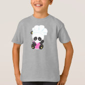 Koken Panda, Bokend Panda, Cute Panda, Whisk T-shirt (Voorkant)