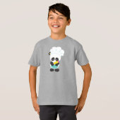Koken Panda, Bokend Panda, Schort, Rolling Pin T-shirt (Voorkant volledig)