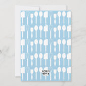 Koken Party Meisjes Bakken Kinderen Verjaardag Kaart (Achterkant)