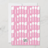 Koken Party Meisjes Bakken Kinderen Verjaardag Kaart (Achterkant)