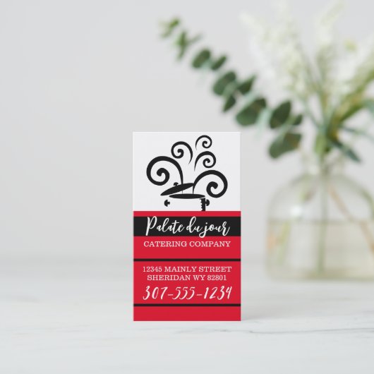 Koken pot grote krullende stoomkoksbus... visitekaartje (Staand voorkant)