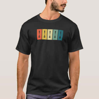 Koken Retro Zonsondergang Chef T-shirt