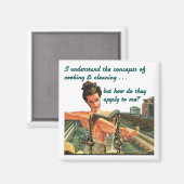 Koken & Schoonmaken Concepten Magneet (Voorkant / Achterkant)