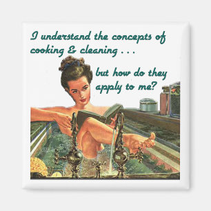 Koken & Schoonmaken Concepten Magneet