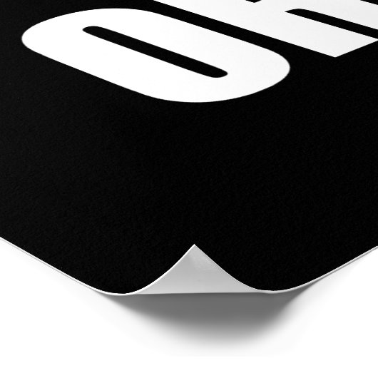 Koken Tip Pizza Poster (Hoek)