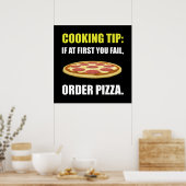 Koken Tip Pizza Poster (Keuken)