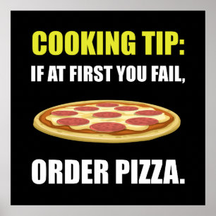 Koken Tip Pizza Poster