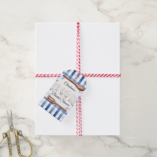 Koken tot liefde Bruidsfeest Favoriet Cadeaulabel (Met Touw)