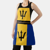 Koken van Barbados en Barbados Vlag Keukenkeuken Schort (Insitu)