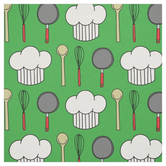 Koken van Chef Cute Kinder Baking Kitchen Stof (Swatch)