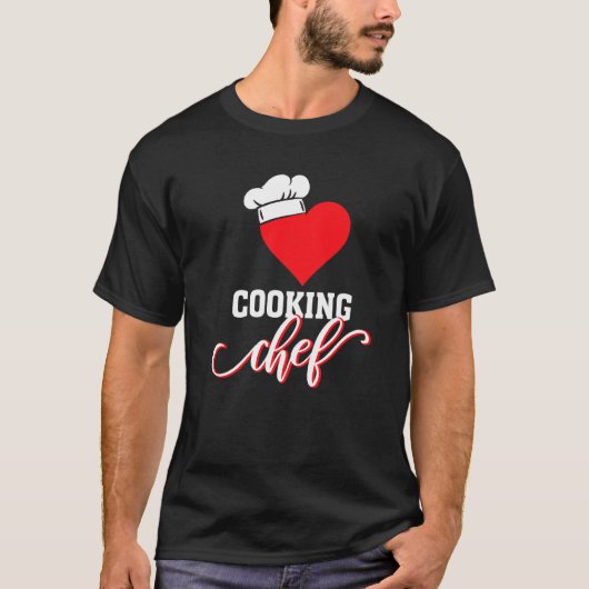 Koken van Chef Kitchen Heart Chef Pet T-shirt (Voorkant)