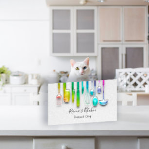 Koken van Chef Restaurant Catering Rainbow Visitekaartje