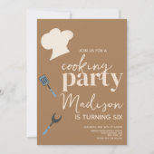 Koken van de uitnodiging van de Birthday Party (Voorkant)