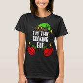 Koken van Elf Matching Family Kerstparty Pajama T-shirt (Voorkant)