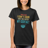 Koken van graanschout Snack Kitchen Retro Vinta T-shirt (Voorkant)
