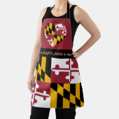 Koken van Maryland en Maryland Vlag VS Keukenkeuke Schort (Insitu)