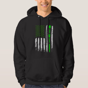 Koken van St Patrick's Day Iers-Amerikaanse Fl Hoodie