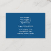 Koken van Visitekaartje van de keuken- en voedselk (Achterkant)