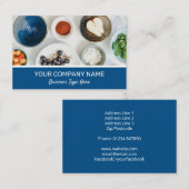 Koken van Visitekaartje van de keuken- en voedselk (Voorkant / Achterkant)
