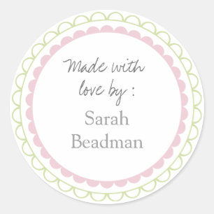 Koken van voedsel gemaakt met liefde door label St