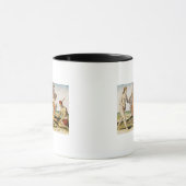 Koken van voedsel in een Terracotta Pot Mok (Midden)