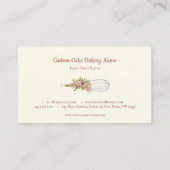 Koken van whiskgebak visitekaartje (Achterkant)