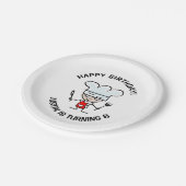 Koken Verjaardagsfeestje borden met schattige cart Papieren Bordje (Gekanteld)