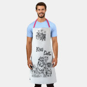 Koken voor de blauwbessen onderaan Apron Schort (Gedragen)