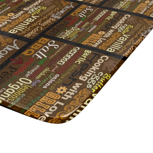 Koken WordArt Snijplank (Hoek)