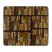 Koken WordArt Snijplank (Voorkant)