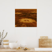Kokend oppervlak van de planeet Venus Poster (Keuken)