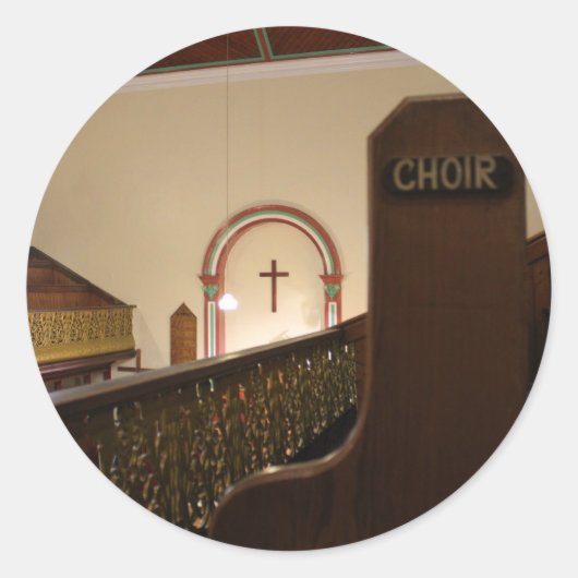 kokerbank ronde sticker (Voorkant)