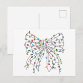 Kokerboom Kerstslinger Lichtjes Briefkaart (Voorkant / Achterkant)