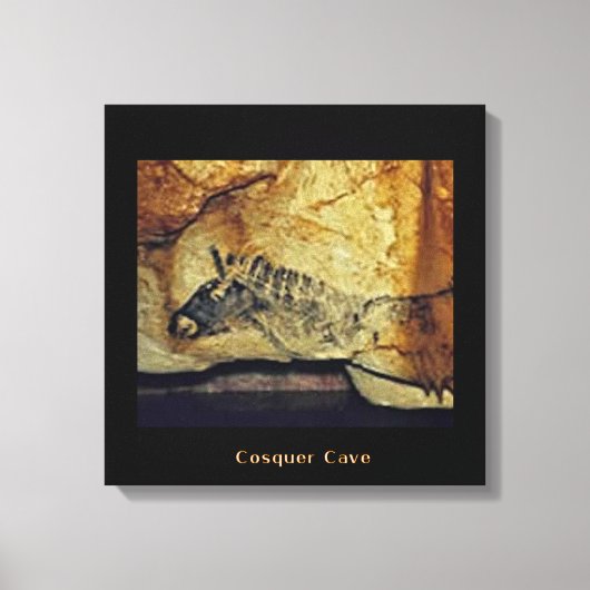 kokerpaard canvas afdruk (Voorkant)